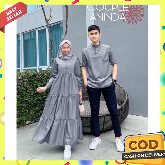Gamis Couple Suami Istri 2023 Ibu Dan Anak Cewek Keluarga Dres Muslim Wanita Dewasa Kekinian Games C