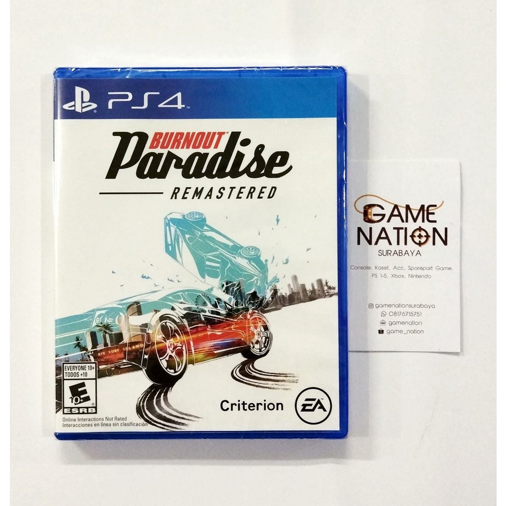BD PS4 Burnout Paradise Remastered Reg All