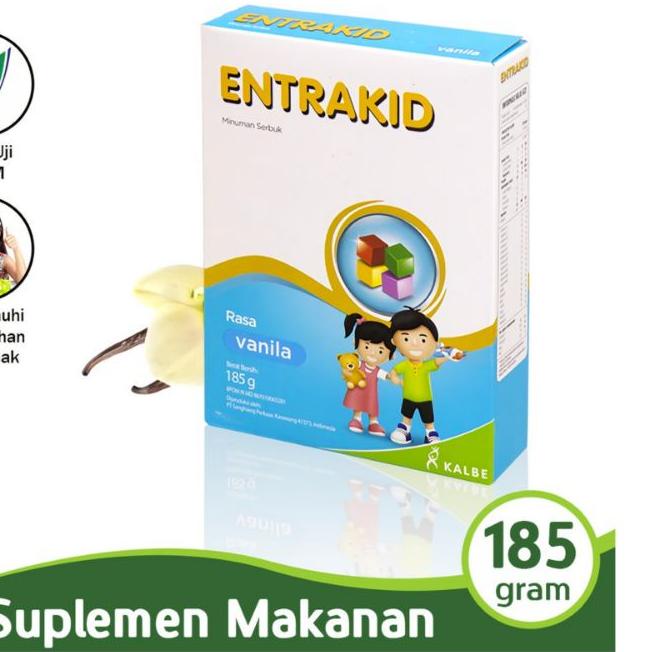 

✪ ENTRAKID VANILA COKLAT 185GR ANAK 1-5 TH ➧