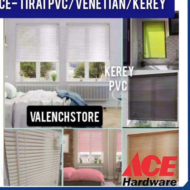 ➻ cm Tirai Gulung PVC / Kerey PVC / gorden / Tirai / Venetian Blinds ◘