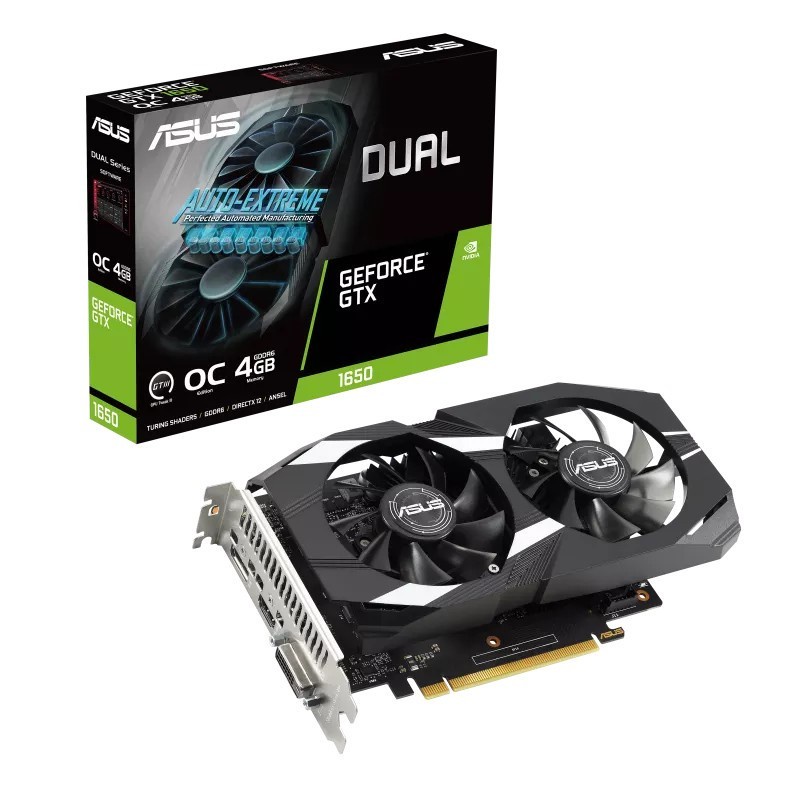 ASUS GTX 1650 DUAL OC 4GB GDDR6 VGA GTX 1650 P 4G DDR6