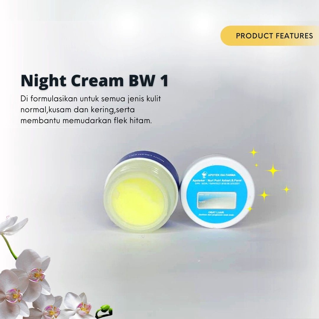 FAST DERM NIGHT BW1 Pengganti  DOUBLE WHITENING (GLOWING FLEK) - GLOWING FLEK READY COD ‼️ ECER FAST