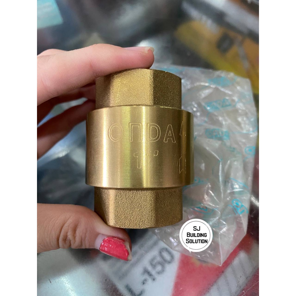 Tusen Klep Kuningan ONDA Drat 1” Inch / Tusen Klep Kuningan Satu Inch