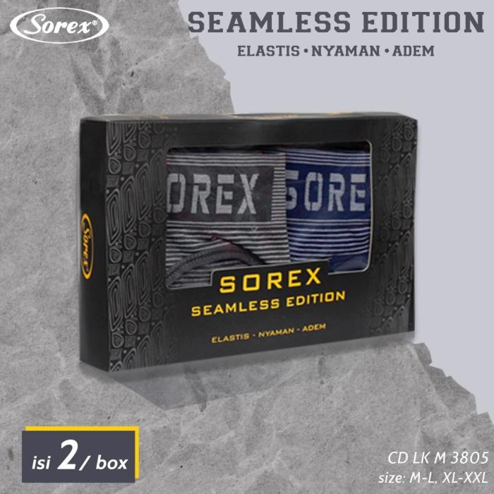 Terlaris Isi 2Pcs - Sorex Sport Cd Seamless Edition Men Anti Nyeplak Cd 3805