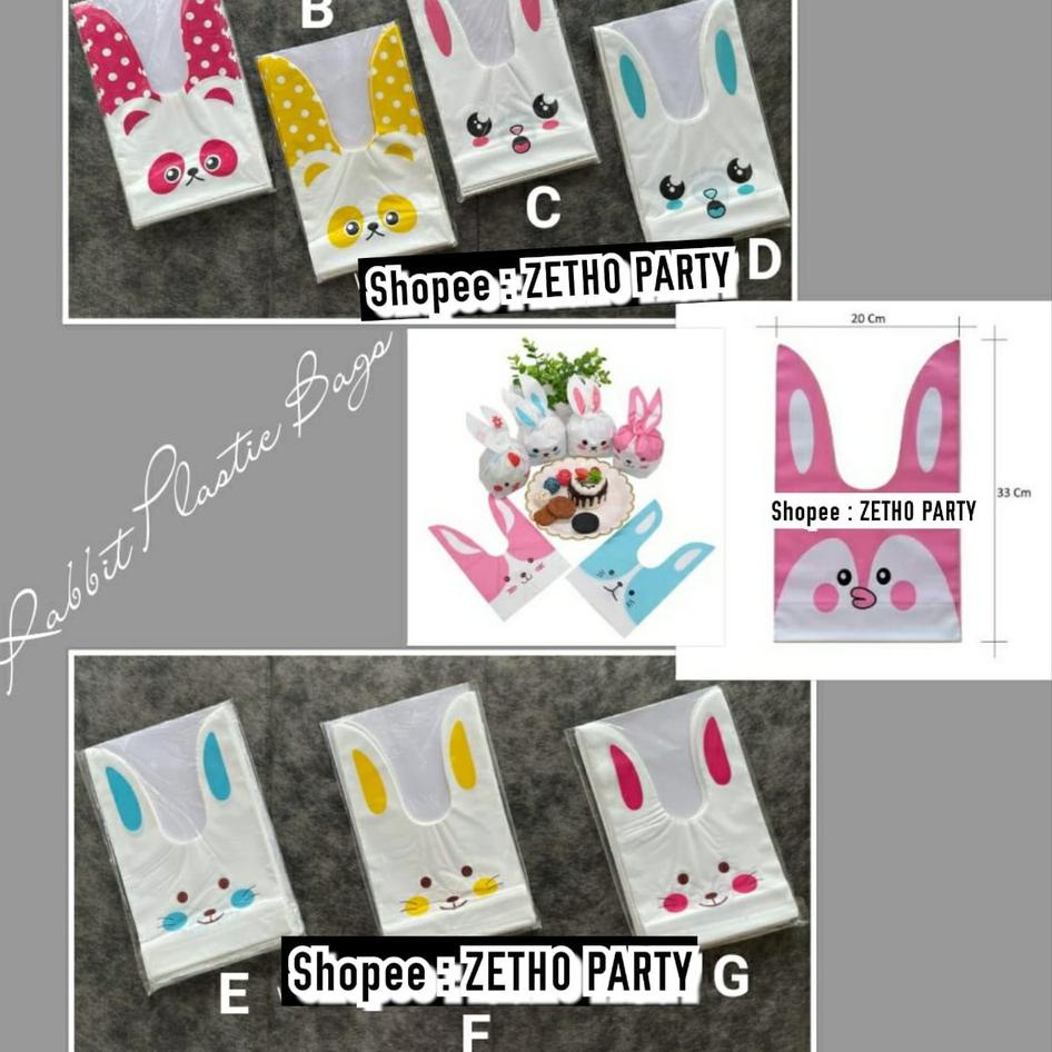 ◄ Rabbit Plastic Bags / Plastik Snack Kelinci KECIL (BACA NOTE) ☄