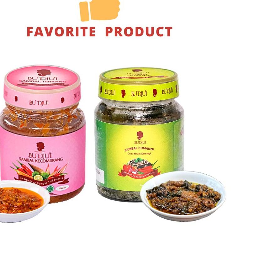 

✺ SAMBAL BU DJUI Paket Hemat Sambal Favorite ◘