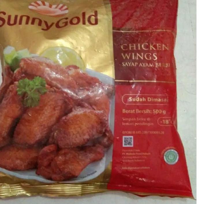 

♦ Sunnygold chicken wings sunny gold sayap ayam 500gr ♘