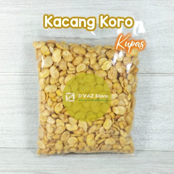 

KACANG KORO KUPAS - BERAT BERSIH 250 GR - KACANG GURIH - KACANG KORO - KACANG KILOAN