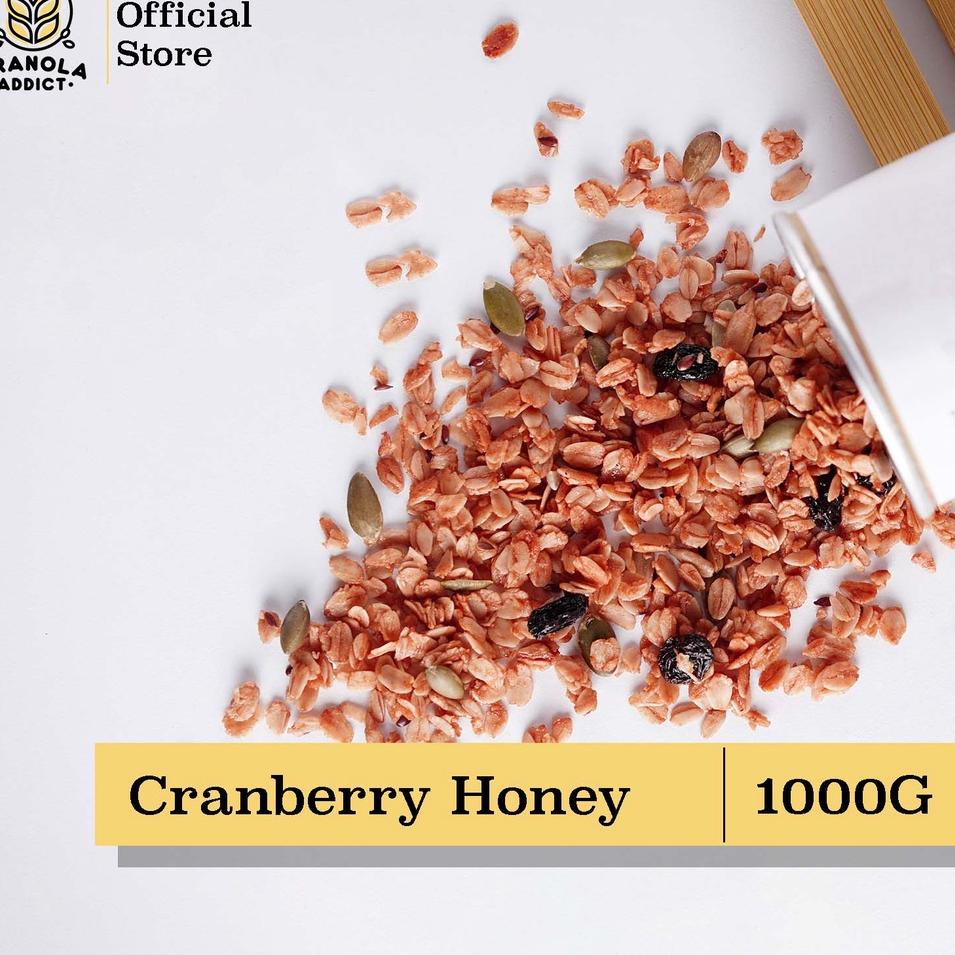 

☆ Granola Addict - Cranberry Honey 1000G (1KG) ✪