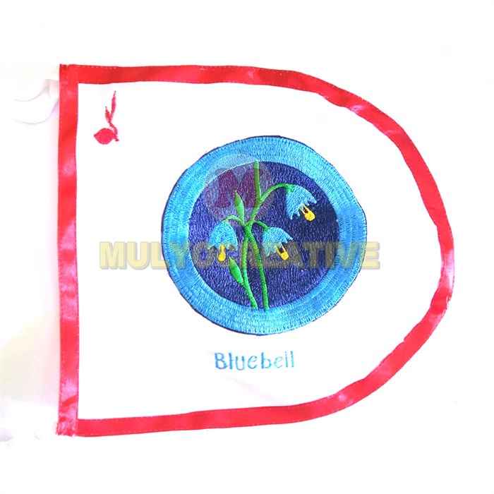 Bendera Pramuka Bendera Regu Bluebell - Bendera Regu Pramuka Bluebell
