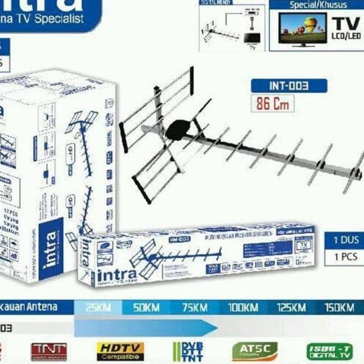 ♤ Intra Antena TV Digital Luar / Outdoor INT-003 / INT-005 ☞