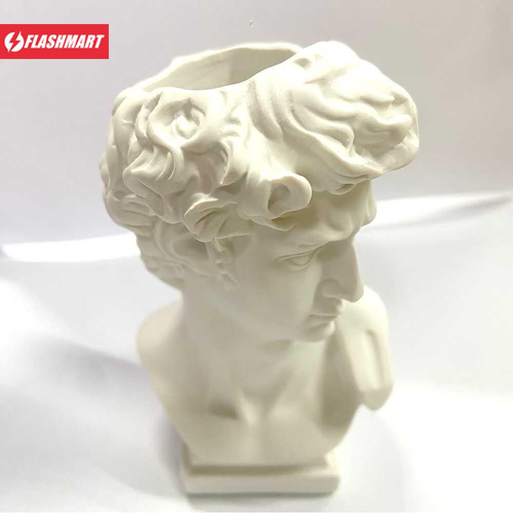 Flashmart Properti Dekorasi Foto Produk Mini Romawi Figurine David Head - TKS72