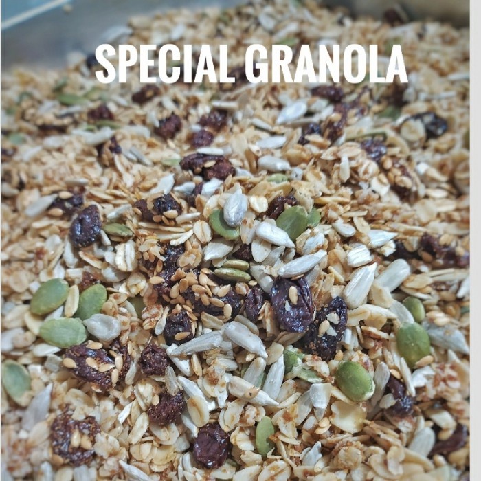 

Special Granola 1Kg - (9 Mix) Rolled Oat, Cashew, Pumpkin Seed, Raisin 073