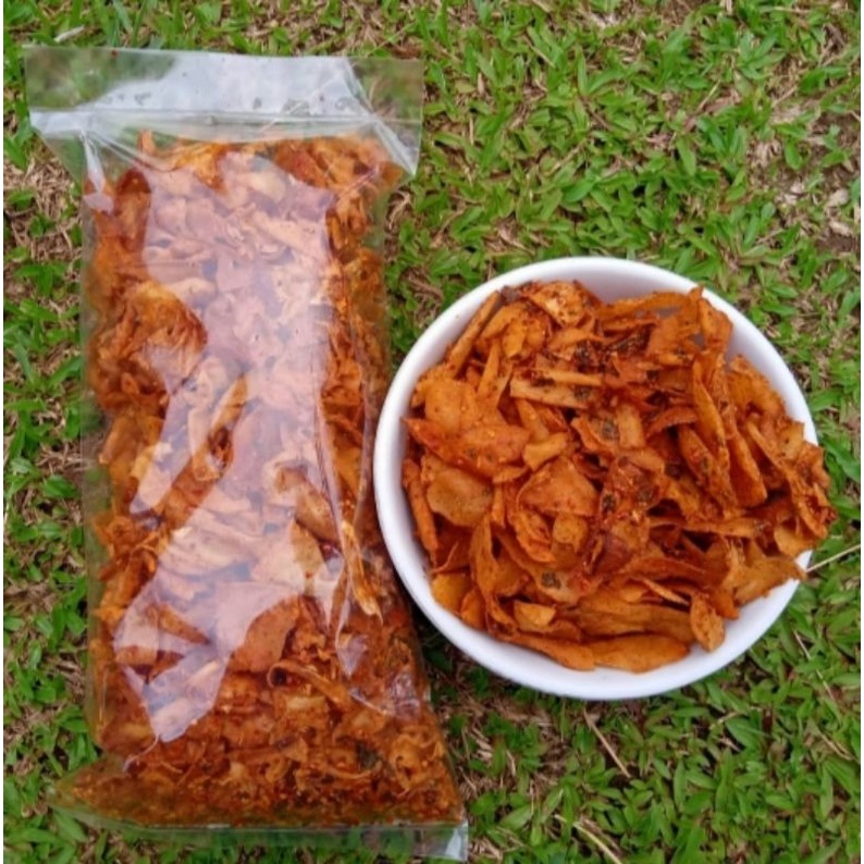 

KRIPSET NA UKURAN 250 GRAM / KRIPSET BGR ( KERIPIK SINGKONG PEDAS )