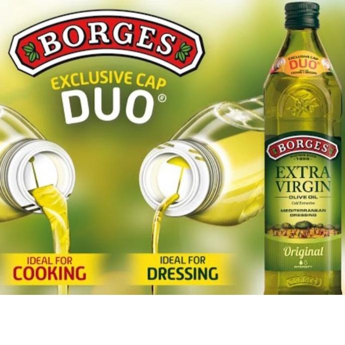 

✲ BORGES ORIGINAL IMPORT SPANYOL MINYAK ZAITUN EXTRA VIRGIN OLIVE OIL 500ML ◊