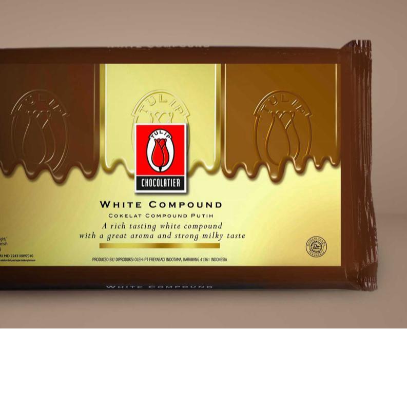 

✿ Coklat Tulip White Chocolate Compound 1kg ♖