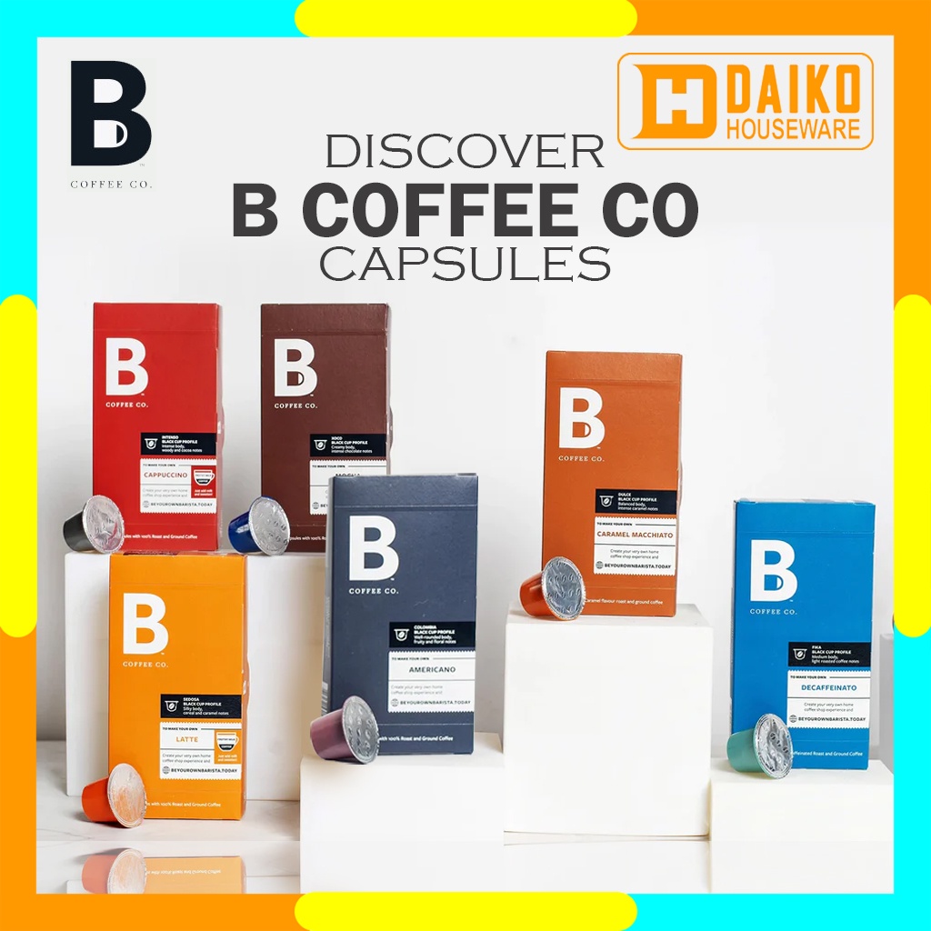 B Coffee Co dan Royal Kencana Coffee Capsule Ecer All Variant Rasa Compatible Nespresso Machine