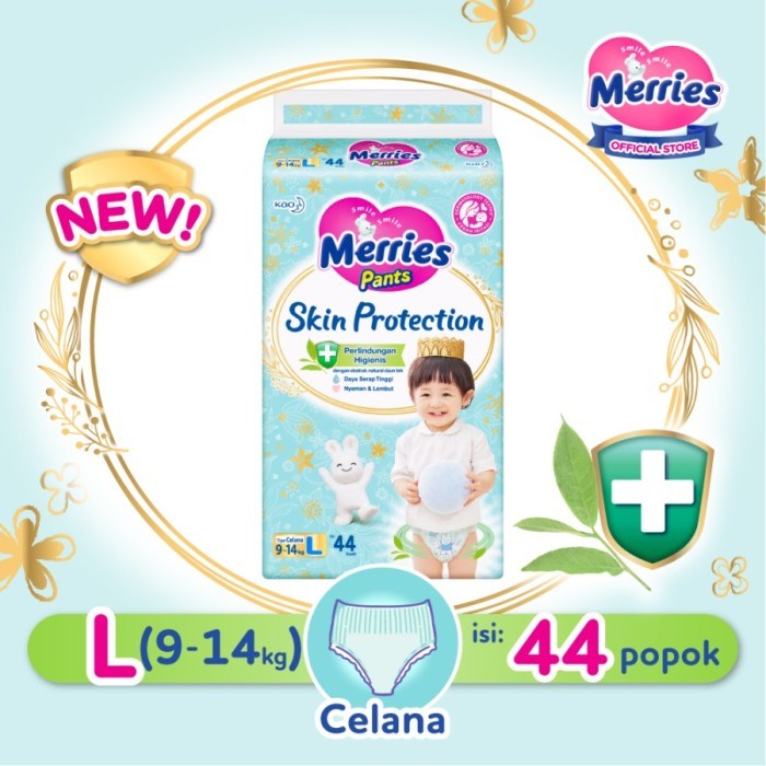 MERRIES SKIN PROTECTION PANTS L44 POPOK BAYI CELANA MERRIES L 44