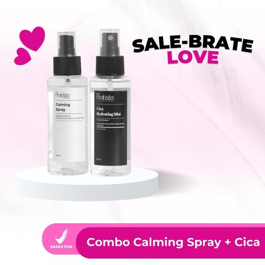 ➮ Pratista - [Bundling] Calming Spray Pratista & Cica Hydrating Mist Pratista ➲
