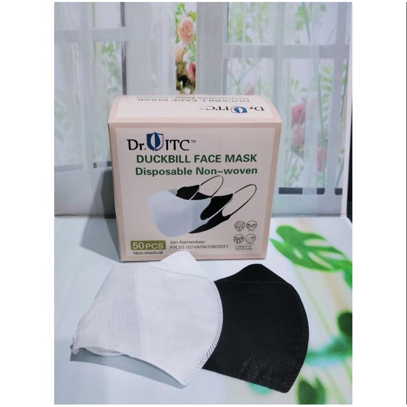 MASKER DUCKBILL DR ITC 3PLY ISI 50PCS