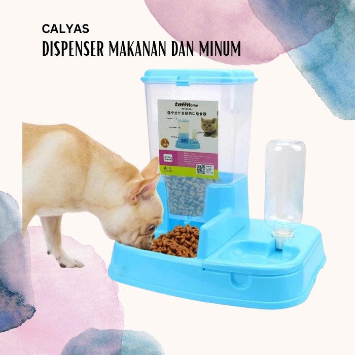 Tempat Makan dan Minum Anjing Kucing Automatic Pet Food Dispenser