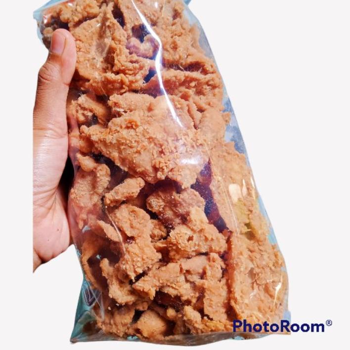 

♔ kulit ayam crispy 500gr original/pedas ☝