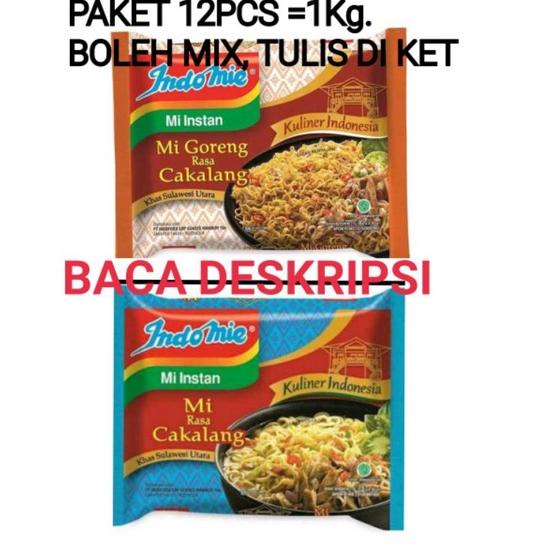 

✥ Indomie cakalang goreng kuah khas manado mie cakalang paket 12pcs ♥