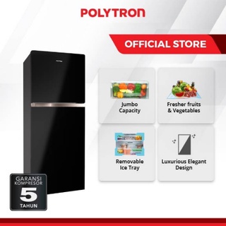 kulkas polytron 2 pintu 220 liter PRW 23 MNX garansi resmi # Bandung, Jawa Barat &amp; Jabodetabek