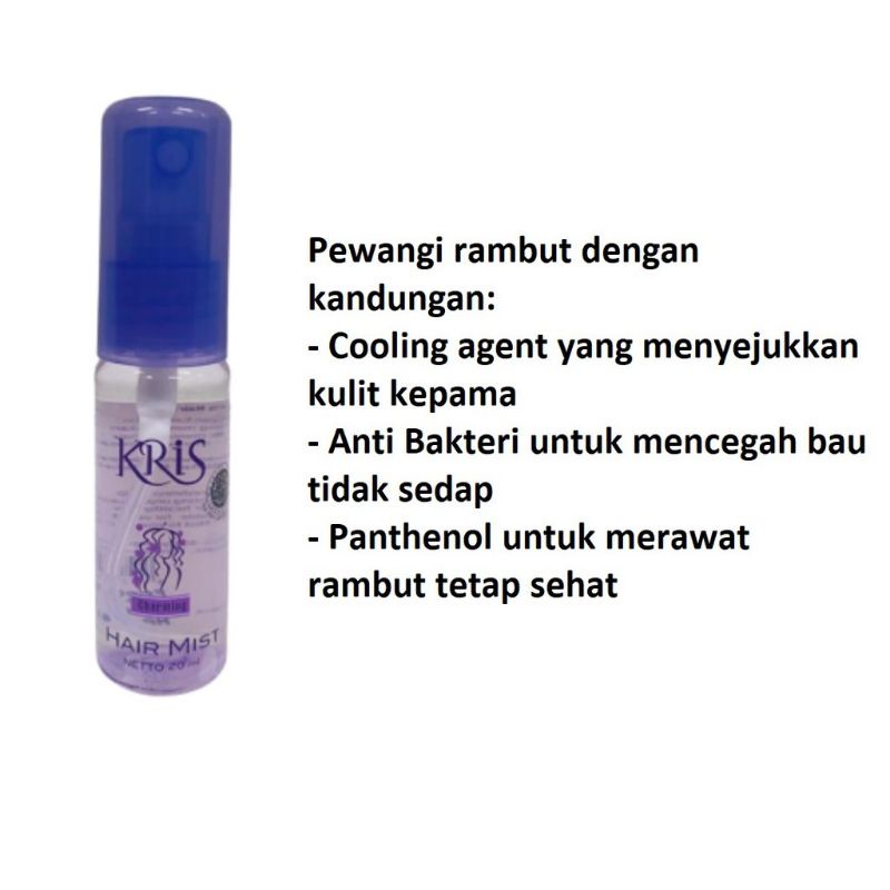 Kris Hair Mist Charming - Penyegar Rambut_Pewangi Rambut