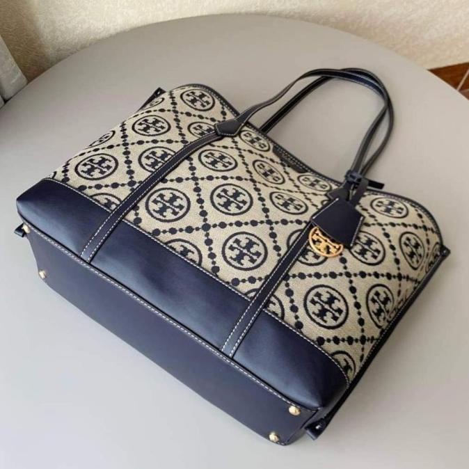 Tory Burch Perry T Monogram Triple Compartment Tote Bag 83312 83313 Kiara.Kach