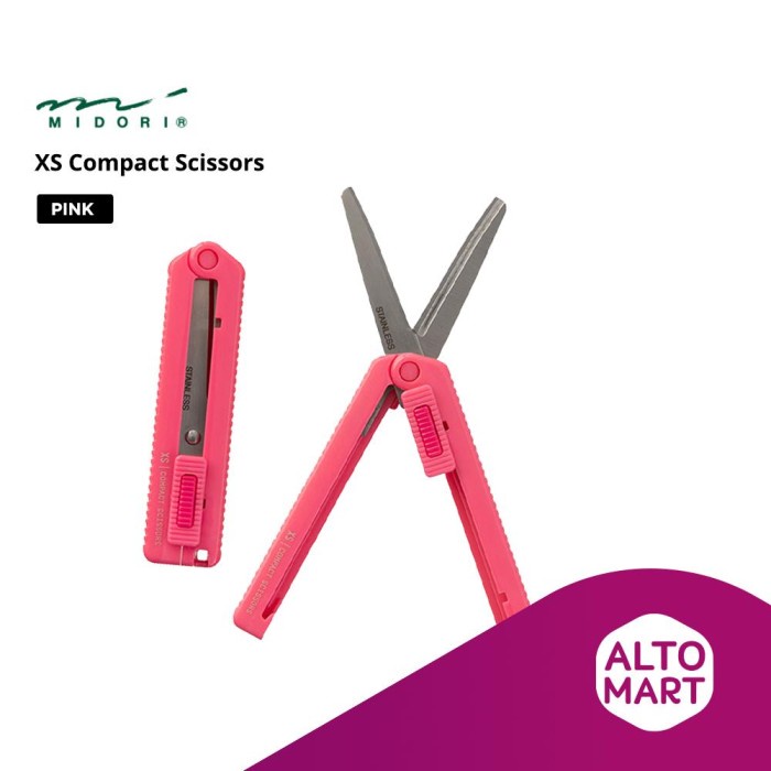 

Scissor Midori Xs Compact Scissors Gunting Lipat Mini Japan