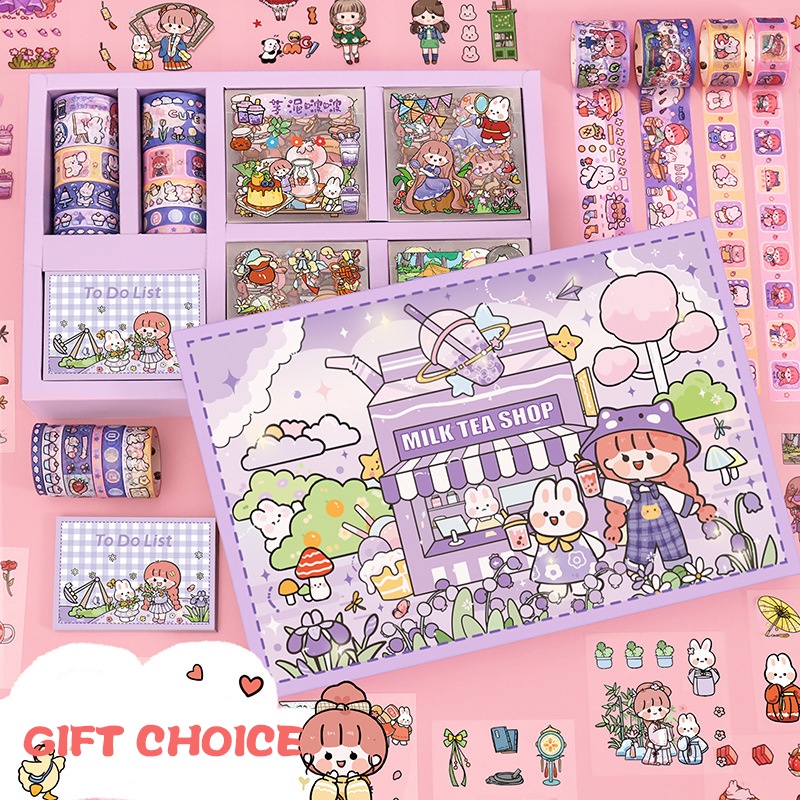

Tape / Selotip Washi Motif Kartun Lucu Untuk Dekorasi Kotak Hadiah DIY