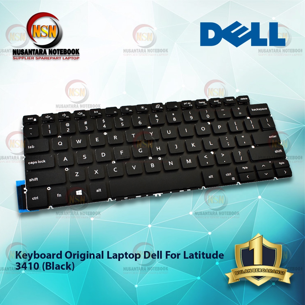 Keyboard Original Laptop For DELL LATITUDE 3410 (Black)