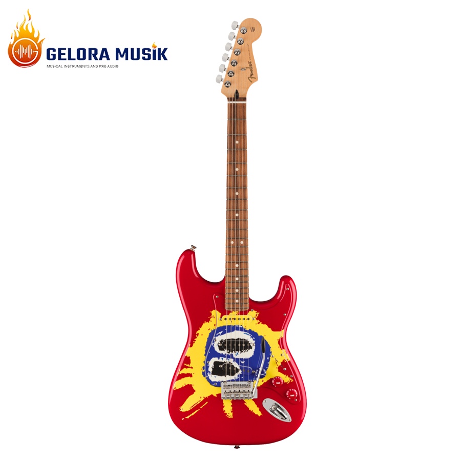 Gitar Elektrik Fender 30th Anniversary Screamadelica Stratocaster, PF FB, Custom Graphic