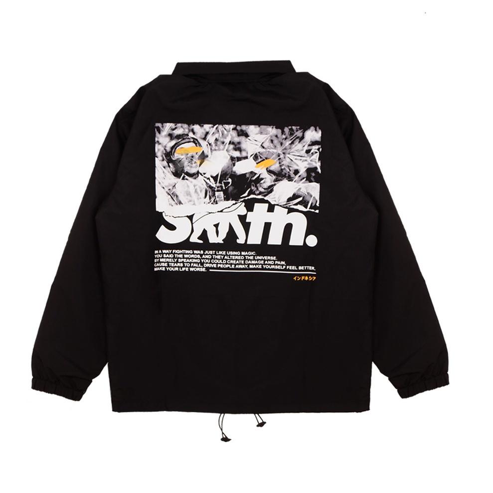 CHEKOUT Jaket Smith - House of Smith Coach Jacket - Co Nf Black - Jaket Smith - jaket Smith pria