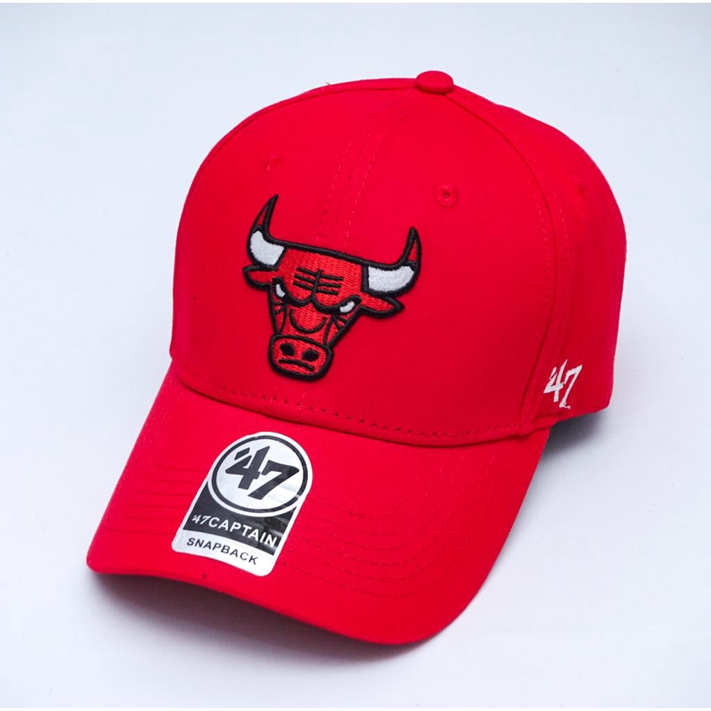 Topi Bulls Baseball Pria Topi NBA Import Mirror ORI