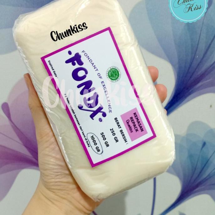 

♣ FONDANT FONDX 1 KG - HALAL SIAP PAKAI ❉