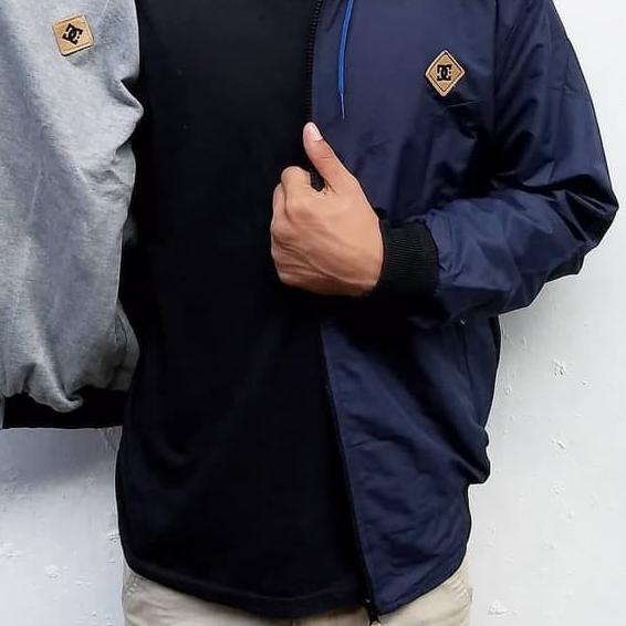 ◙ Jaket Parasut Bolak Balik / Jaket Anti Air / Jaket Pria Bolak Balik ☂