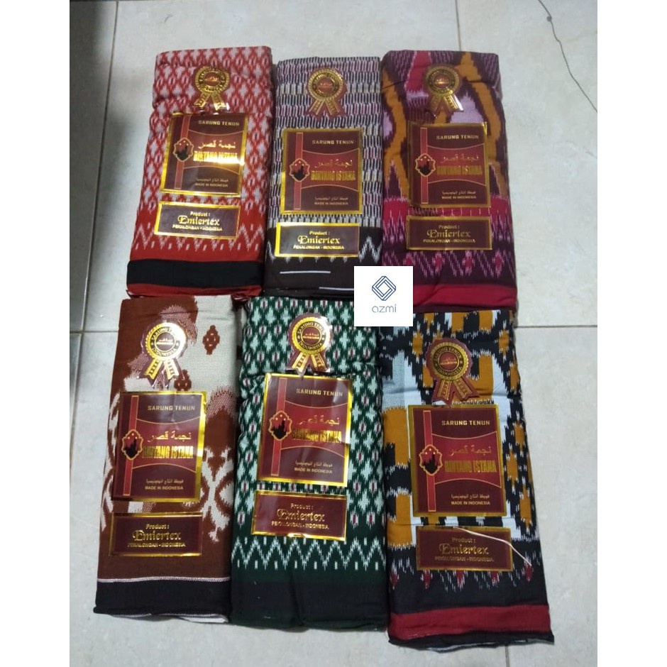 Promo Sarung Goyor Bintang Istana, Sarung Goyor Tenun Goyor Samarinda, Sarung Murah!!!