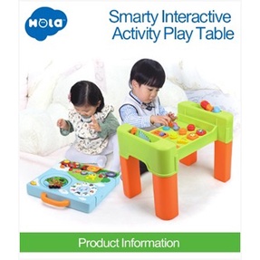 Hola Smarty Interactive Activity Play Table Mainan Meja Edukasi Bayi Anak Balita