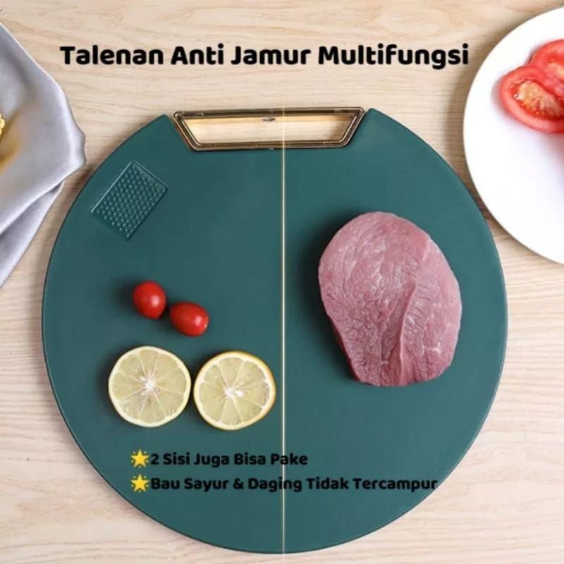 Talenan Bulat Potong buah sayur extra tebal dan anti jamur ⭐ IndoStar.olshop⭐