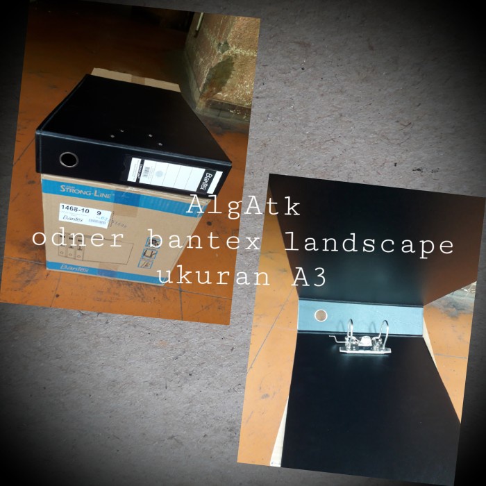 

Terlaris Odner Bantex Ukuran A3 Landscape. 1468.