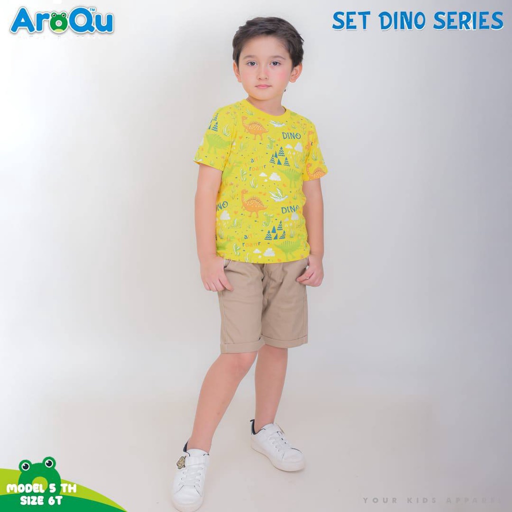 Setelan anak Set dino Fullprint by Aroqu