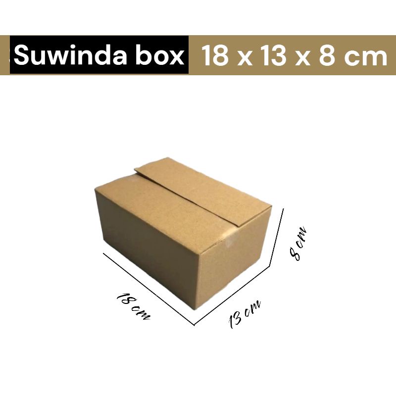 

Kardus karton uk. 18x13x8 cm Kotak Box ST untuk packing Souvenir -dll