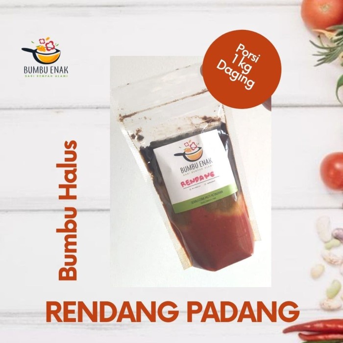 

Bumbu Halus Rendang Daging Sapi Padang Porsi 1 Kg Daging Fresh, Asli 053