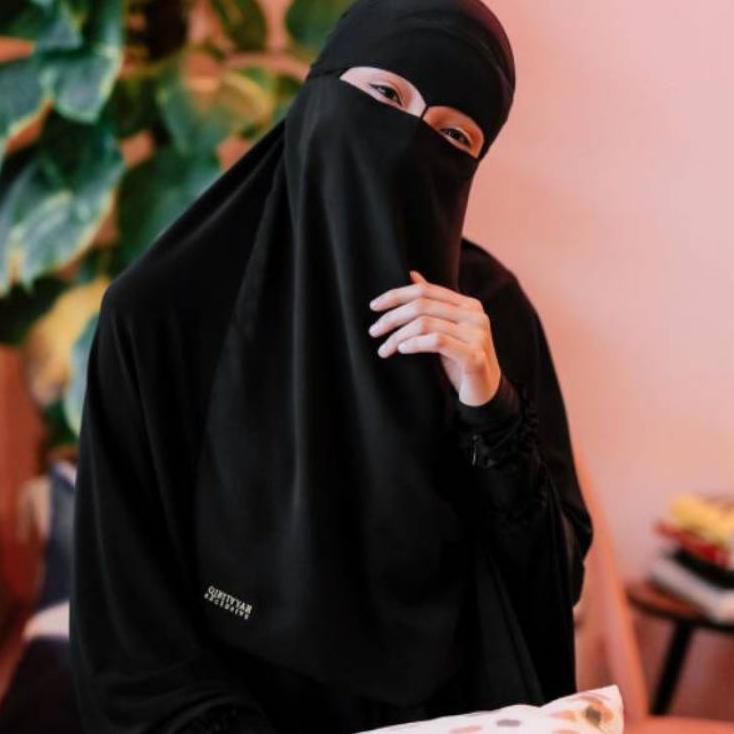 GRC.28Fe23p ‣ Niqab Cadar Elang Nose String Niqob