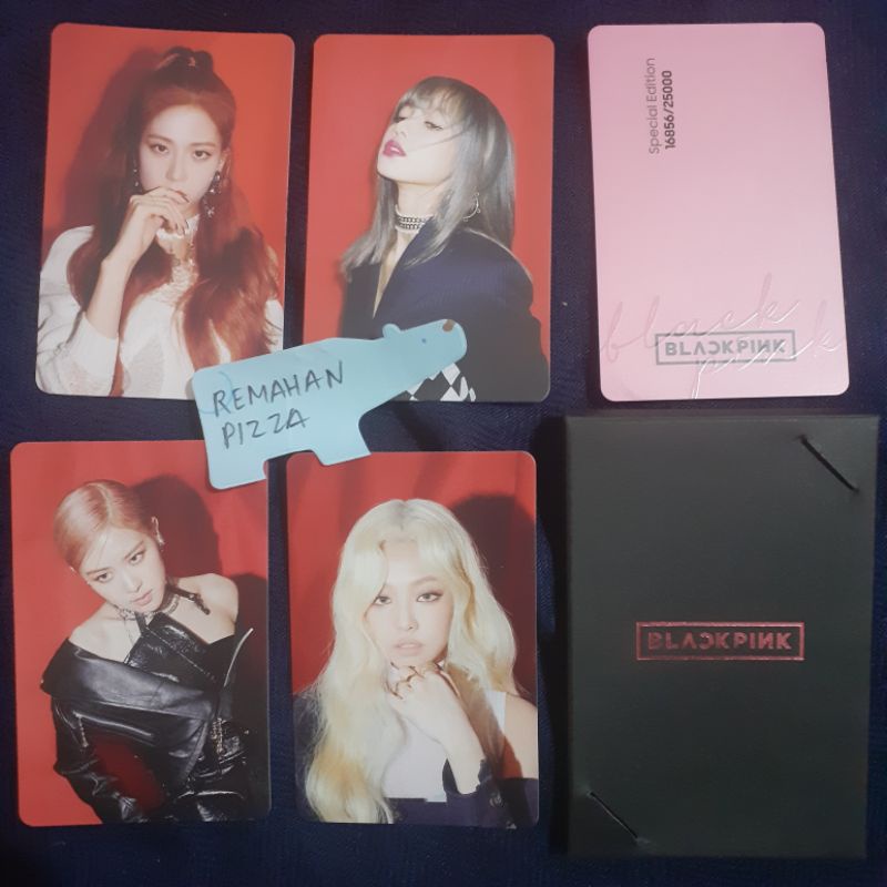 [Photocards] Official PC BLACKPINK x Samsung Red Version