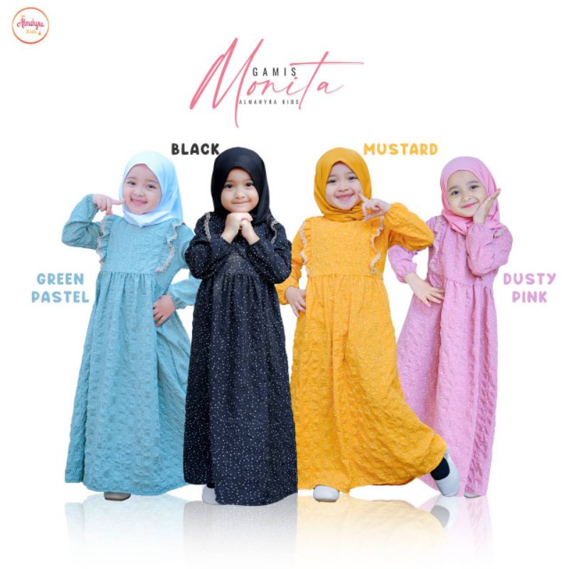 (BISA COD) ALMAHYRA KIDS GAMIS MONITA