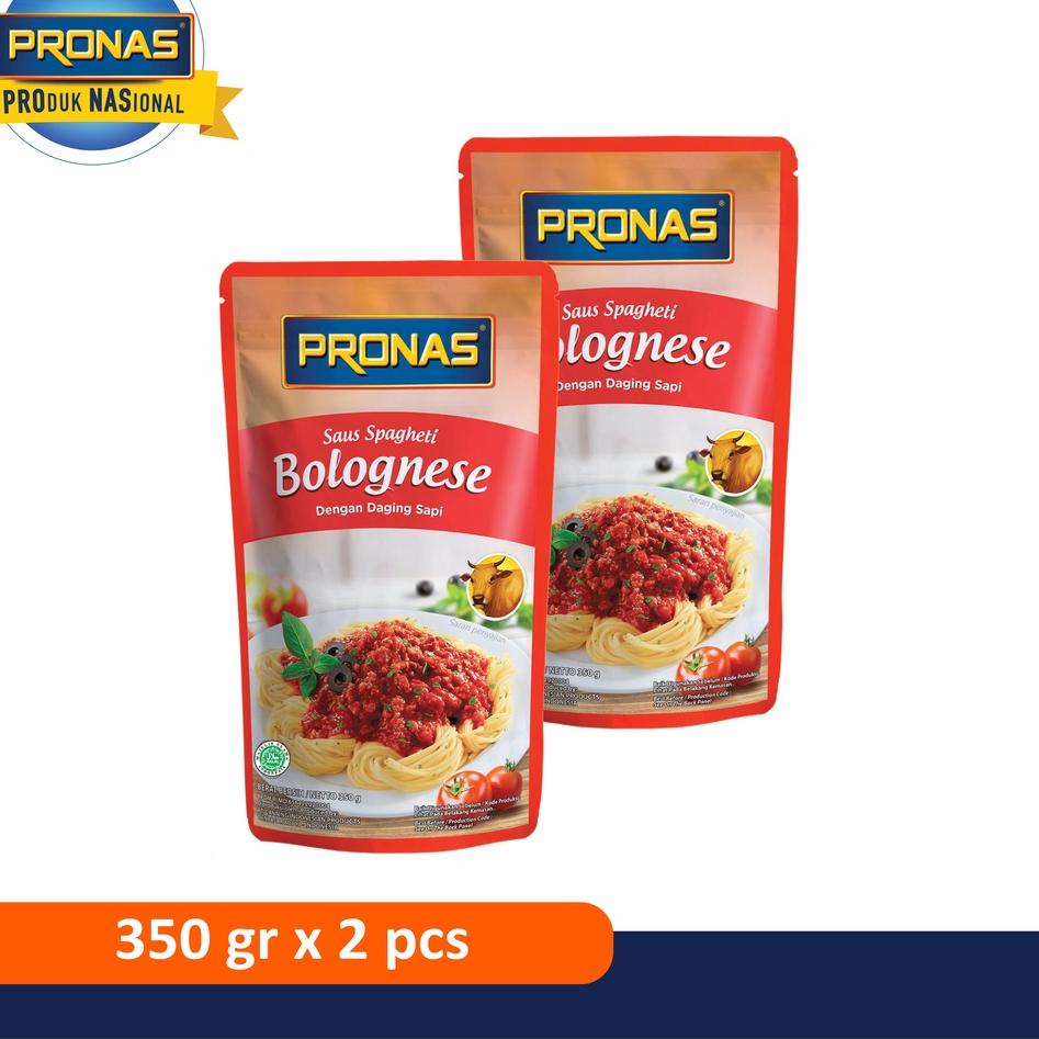 

◊ Pronas Saus Bolognais legkap dengan Daging Sapi 350 g bundling 2 pcs ❇