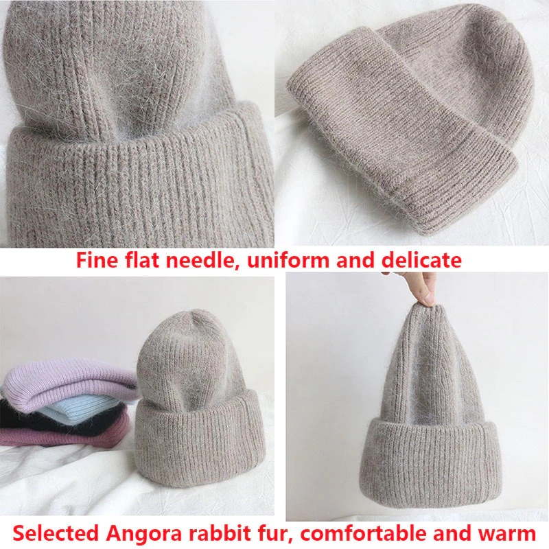 Kupluk Wool Winter Beanie Hat - XIA97 - Beige